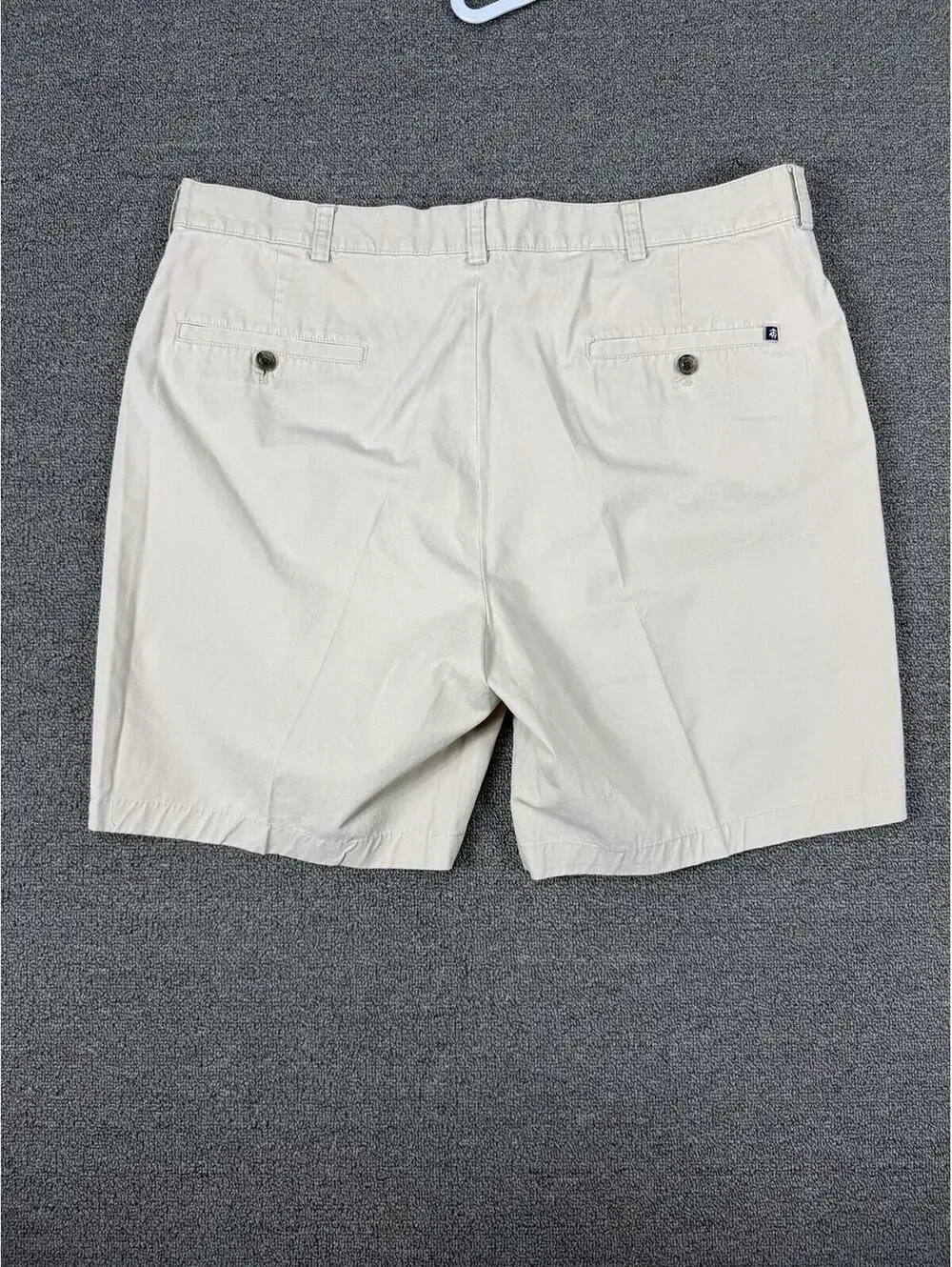 Brooks Brothers "346" Men's 38  Khaki Shorts 100% Cotton Flat Front Preppy - Picture 2 of 8